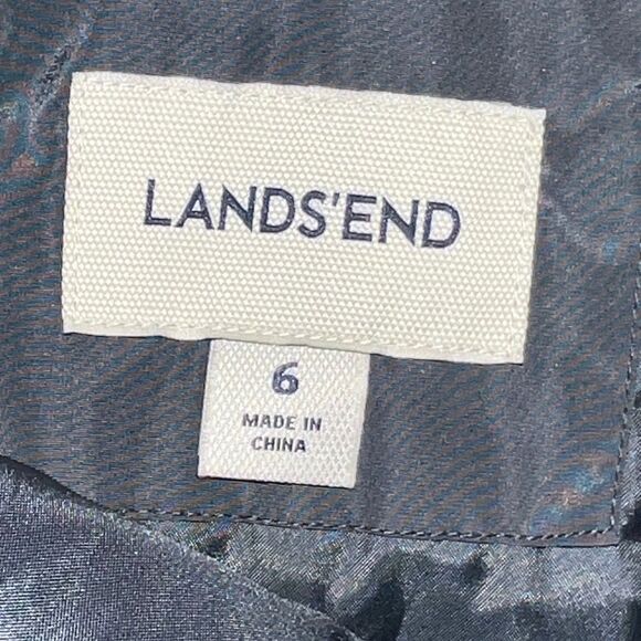 Land's End Cadet Gray Boys Squall Waterproof Snow Bibs Adjustable Size 6 EUC - Picture 5 of 8